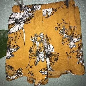 Floral print shorts